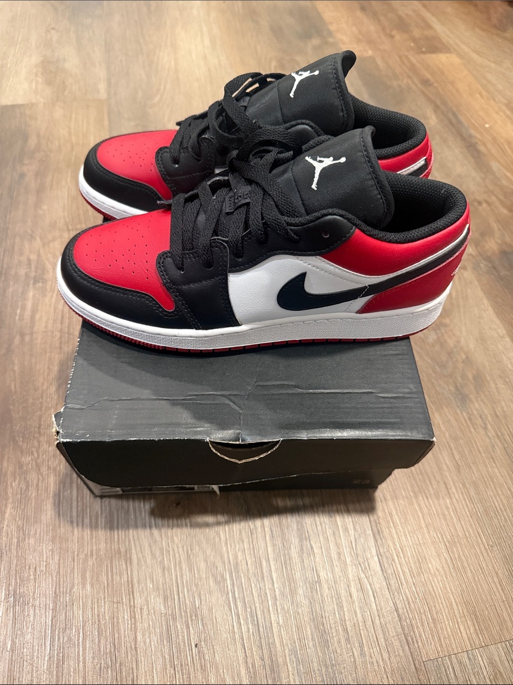 Jordan Kids Low-Top Sneakers - Black/Red/White